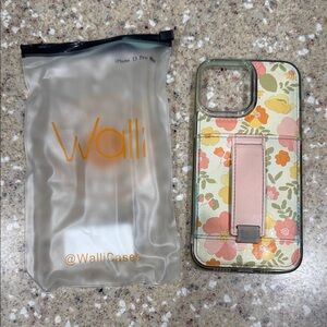 Walli Floral iPhone 13 Pro Max Case - Pink and Green